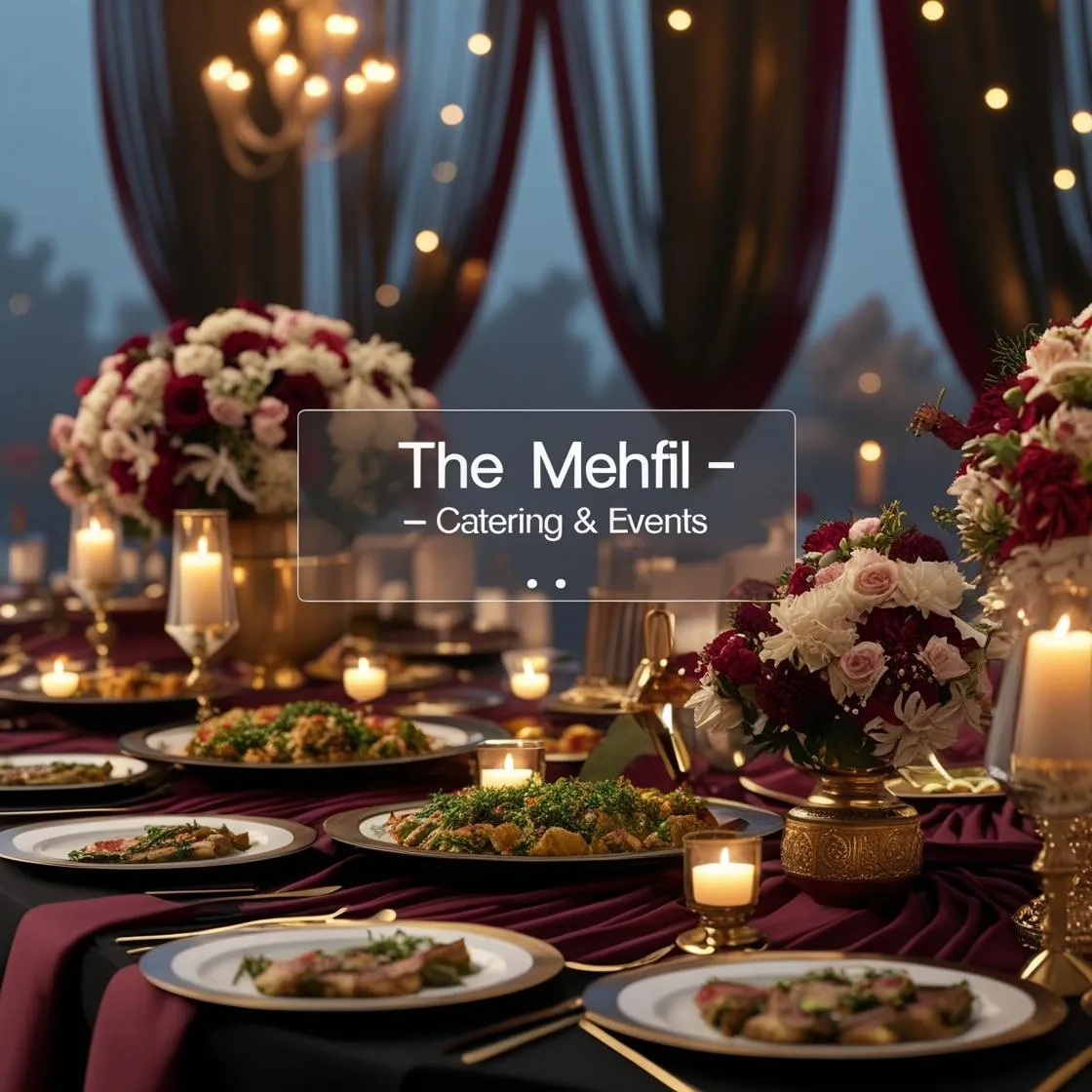 The Mehfil – Modern Catering & Events Website