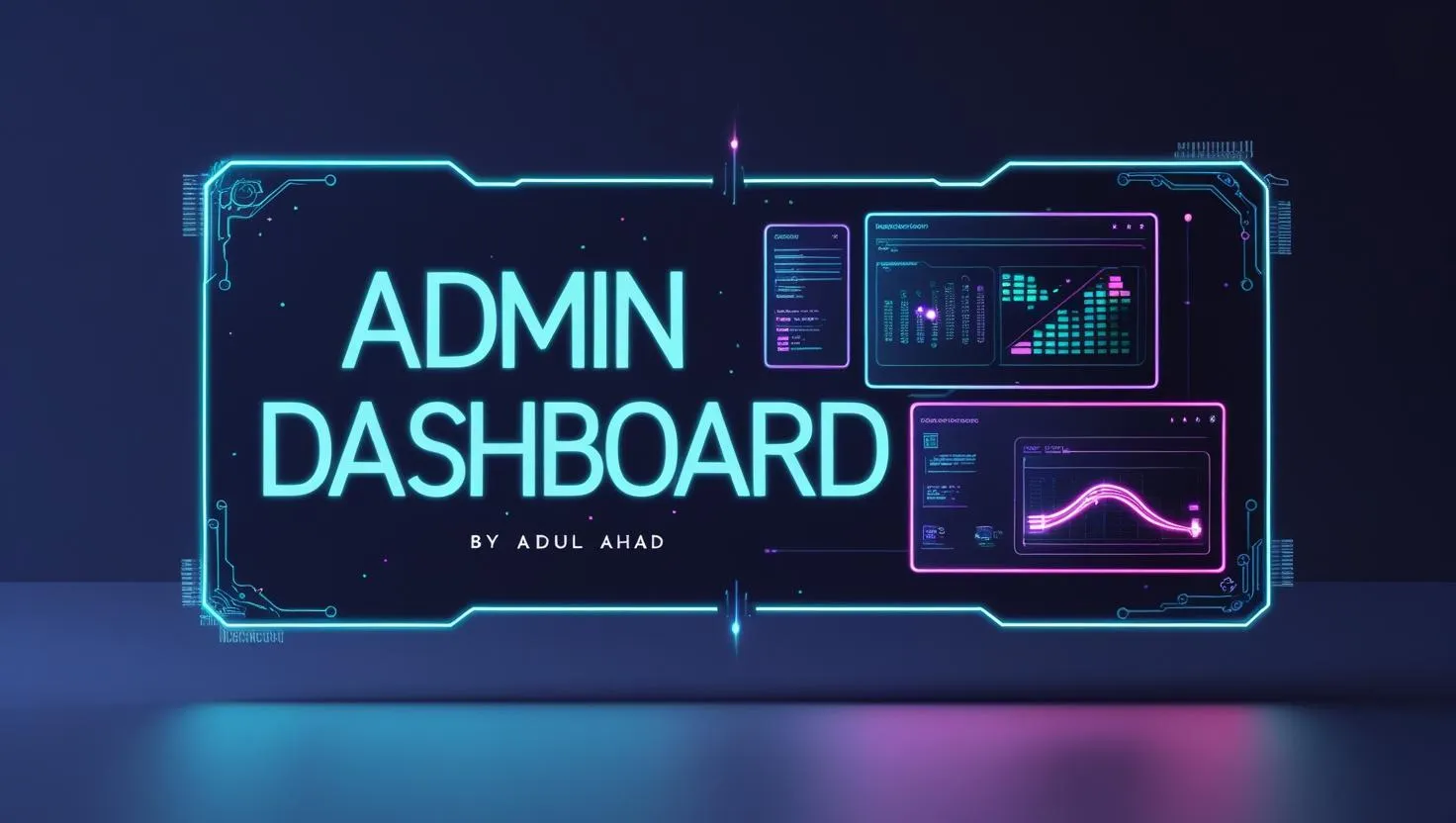 Dark‑Mode React Admin Dashboard